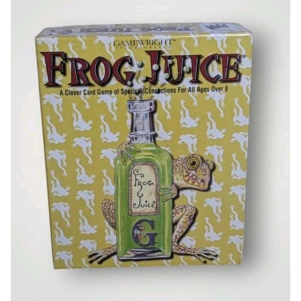 Frog Juice Card Game 1995 Spells & Conoctions Gamewright Magical Vtg COMPLETE